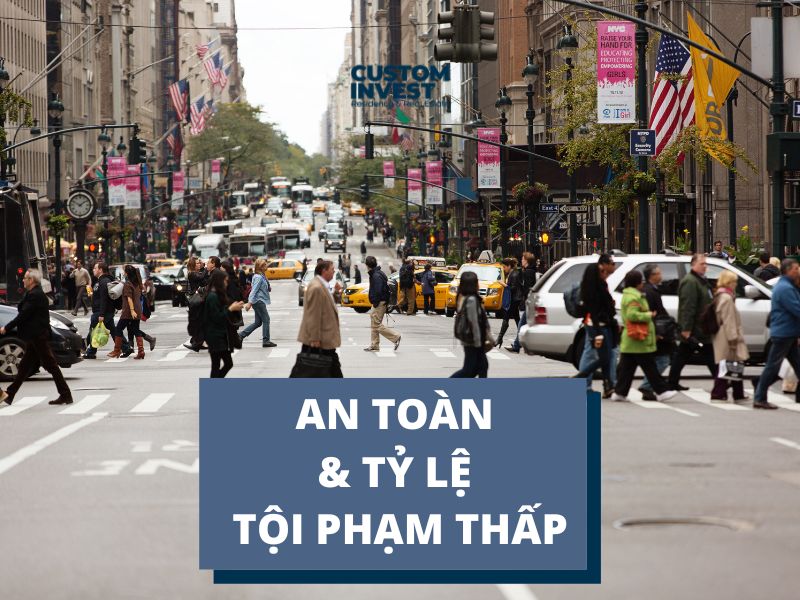 An toàn và tỷ lệ tội phạm thấp