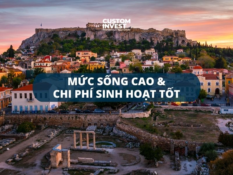 Tìm hiểu về đất nước Hy Lạp: Mức sống cao và chi phí sinh hoạt thoải mái