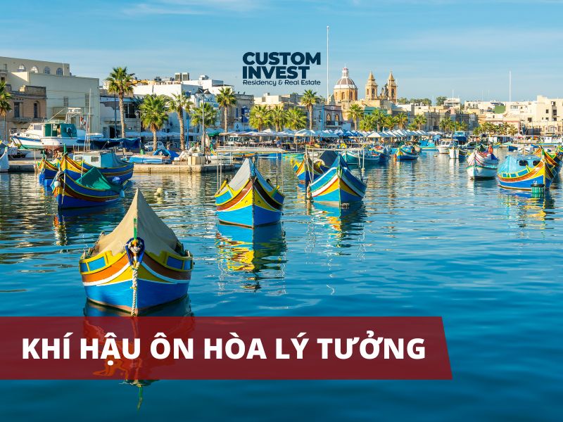 Giới thiệu về đất nước Malta: Khí hậu ôn hòa lý tưởng
