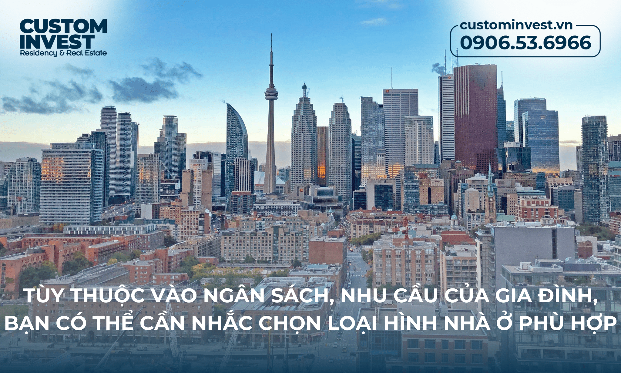 Tùy thuộc vào ngân sách, nhu cầu của gia đình, bạn có thể cân nhắc chọn loại hình nhà ở phù hợp