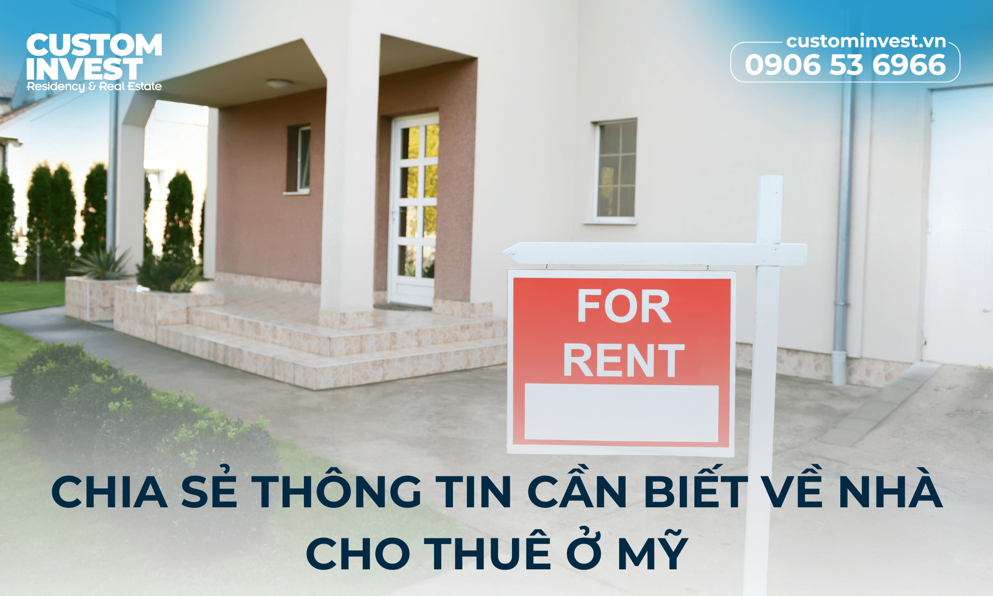 Chia sẻ thông tin cần biết về nhà cho thuê ở Mỹ